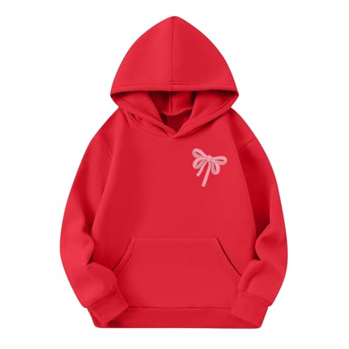 Hoodies Girls Cute Fleece Long Sleeve Sweatshirt Boys Hooded Letter Print Fall Lightweight Hoodie Outfit 2-14 Years3