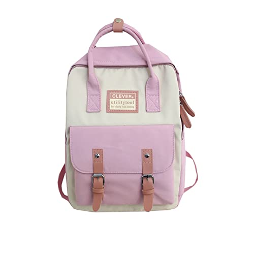 Mochila de Año Nuevo 2023 A para la escuela, accesorios lindos con mochila kawaii, lindas mochilas para adolescentes, mochila pequeña para mujer, rosa, Talla única
