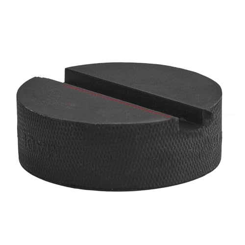 Cric de voiture petit format, adaptateur rail et bloc caoutchouc 60mm universel