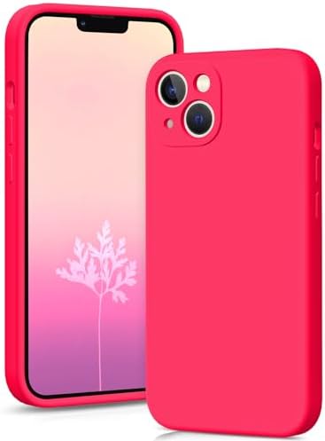 OIIAEE Silicone Case Designed for iPhone 13 Case, Ultra Slim Shockproof Protective Liquid Silicone Phone Case with Soft Anti-Scratch Microfiber Lining, 6.1 inch, Stone