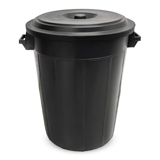 Spetebo Universaltonne 100 Liter mit Deckel und 2 Tragegriffen