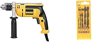 Dewalt DEWD024K DWD024KS 230 Volt Percussion Drill 13 mm with Kitbox, 701 W, Yellow/Black