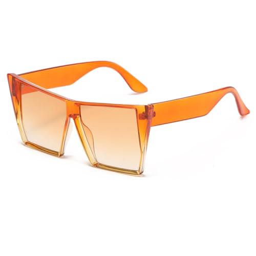 SPOAVGYZ-Oversized Sunglasses Women's Fashion Jelly Color Sun Glasses Women Gradient Lens Eyewear UV400