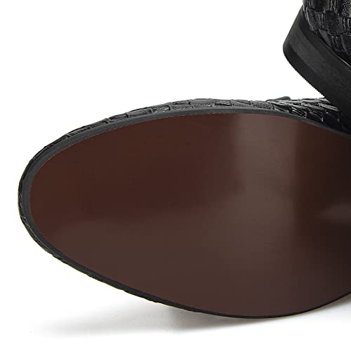 Image of Meijiana Mens Loafers Wedding Dress Shoes Slip-On Loafers for Men Tuxedo Suit Shoes