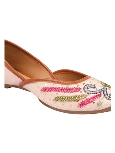 Image of SilverArrow Ethnic Embroidery Jutti with Beautiful Design for Women & Girls