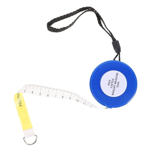Cinta Métrica Flexible Azul 2.5m para Animales