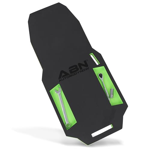 ABN Car Creeper Foam Pad - 41in Racing Mechanic Ground Mat Sliding Car Maintenance Pad with Tool Compartments