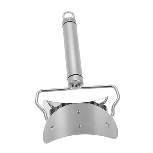 ABOOFAN Stainless Steel Dumpling Skin Maker with Comfortable Handle Manual Dough Pressing Tool for Dumplings Efficient Pastry Skin Press Mold for Home Cooks