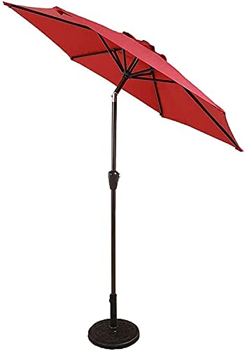 Grand parasol de table CLSDRZC protégeant du soleil grâce à son inclinaison facile