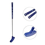 Crestgolf 29 inches Double-Way Rubber Golf Putter,Regular,Right&Left Handed (Blue)