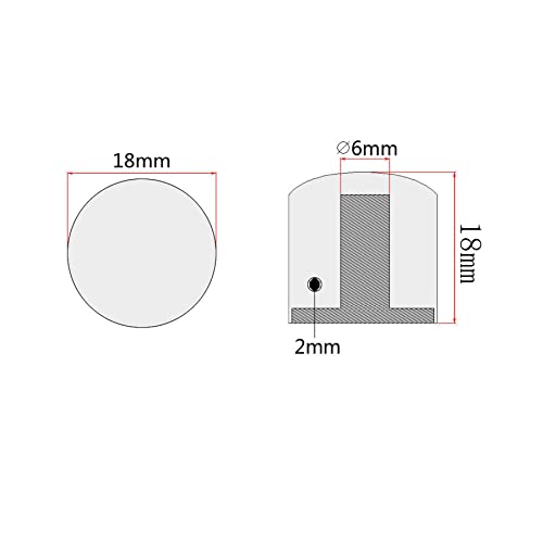 Xiyangjuan 4Pcs Metal Guitar Knobs Chrome Volume Tone Control Knobs Silver Dome Knobs With With Allen Keys For Fender Telecaster Gibson Les Paul Electric Guitar Bass Accessories #TOP4