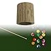 rockible Billiard Cue Stick Ferrule Accessories, Professional Pool Cue Ferrule Cue Tip Replacement Ferrule Rod Repairing Tool Billiard Accessories for Billiard Cue