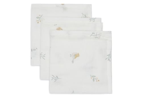 Jollein Spucktücher Baby - Lovely Birds - 3er Pack - 31x31cm - 100%...