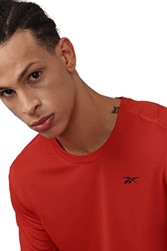 Image of Reebok Men's Solid Regular Fit T-Shirt