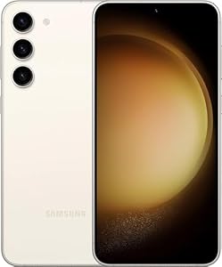 Samsung Galaxy S23 5G, US Version, 128GB, Cream - Unlocked (Renewed)