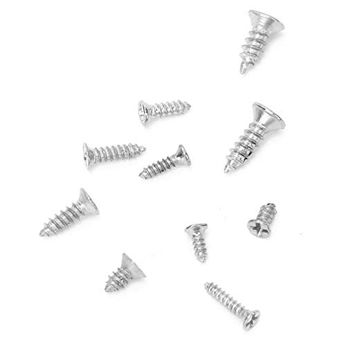 1000pcs Self Tapping Screws Assortment Set, M1 M1.2 M1.4 M1.7 Stainless Steel Cross Countersunk HeMetal Screws Kit