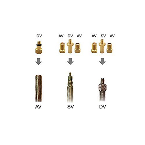 Conjunto adaptador de válvula BesPORTBLE para bomba de ar de pneu de bicicleta, bomba esférica, kits