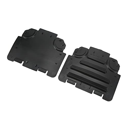 Tampa de acesso ao guarda-lamas 51717143849 Durável 2 peças. preto esquerdo direito para autopeças