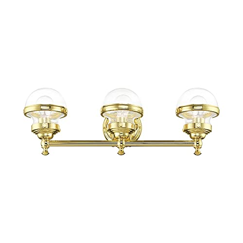 Image of Livex Lighting 17413-05 3-Light Fixture, Polished Chrome