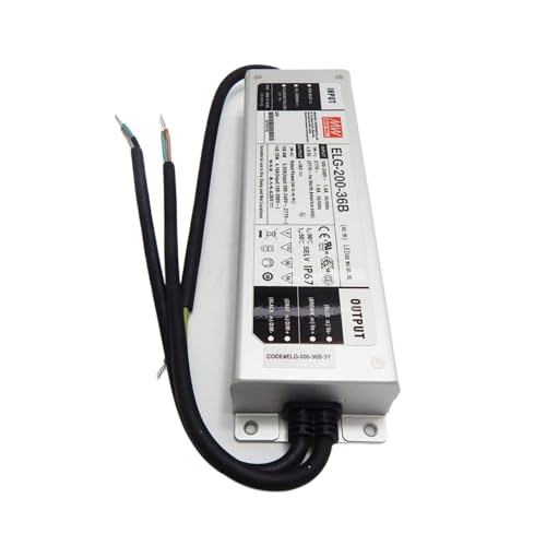 Alimentation LED variable 36V 200W ELG-200-36B-3Y AC-DC étanche IP67