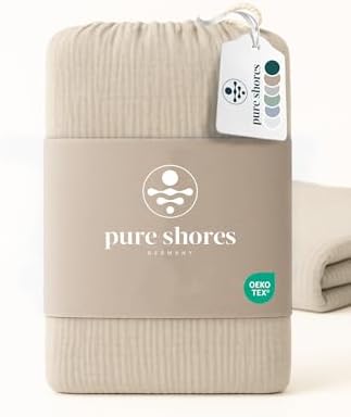 pure shores - Musselin Bettwäsche 135x200 | Bettwäsche 135x200 Ba...