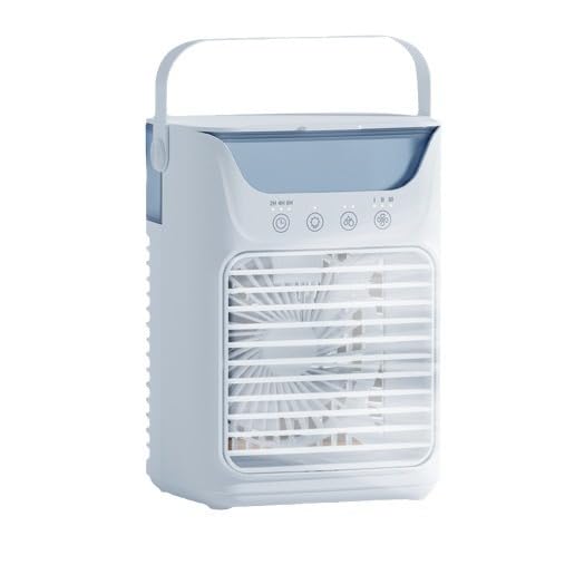 Tundra Freeze Mobile Klimaanlage - Tragbarer Luftkühler mit 4 Windgeschwindigkeiten Ultraschall-Nanospray flüsterleiser Betrieb energiesparende Kühlung für Zuhause & Büro