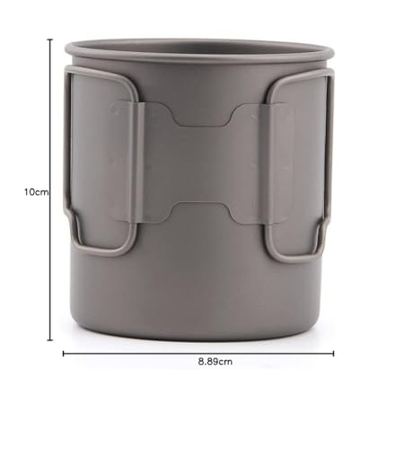 Pot de Camping Ultraléger en Titane 450ml avec Couvercle TOAKS - 7