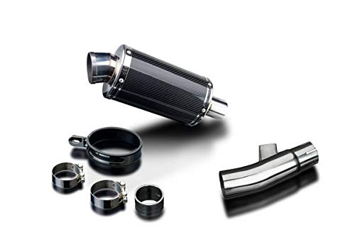 DELKEVIC スリップオンカーボンオーバルマフラー★HONDA NC750X 2016-2017 225mm KIT03H4