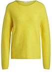 Saison vor dem Frühjahr 2020 Oui Pullover mit Rundhalsausschnitt gelb (2282 Vibrant Yellow) 42