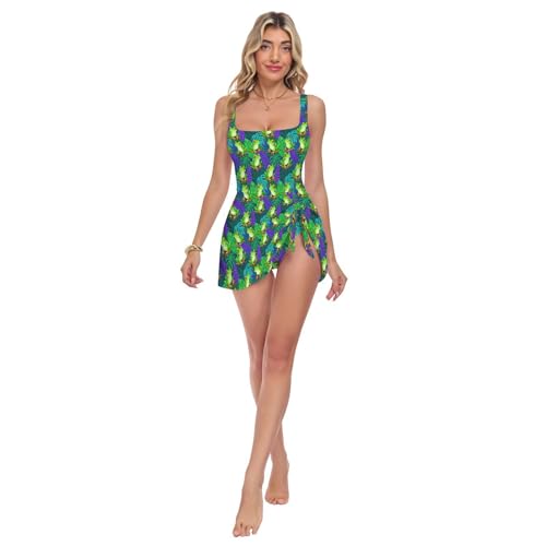 Maillot de bain une pièce grenouilles amincissant détachable piscine femme