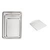 Nordic ware 3 piece bakers delight set nordic ware natural aluminum commercial large classic cookie sheet  urban country home decor
