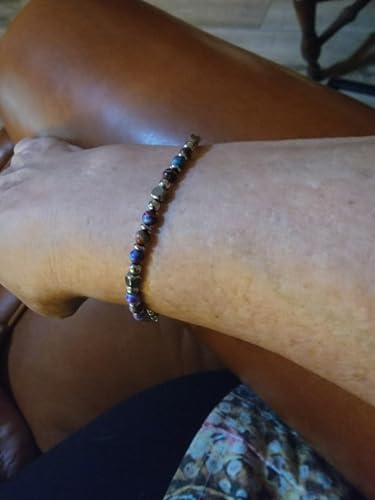 Acun You'Re Awesome So This Is Your Reminder Bracelets Inspirational 6mm Beaded Charm Bracelet With Heart Pendant Motivational Gifts2