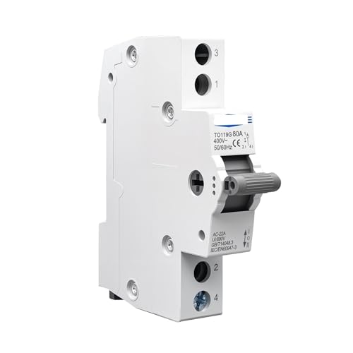 Interrupteur de commutation double alimentation transfert manuel 400V 80A