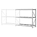 Global Industrial Extra High Capacity Bulk Rack Without Decking, Add-On Unit, 96"W x 18"D x 72"H