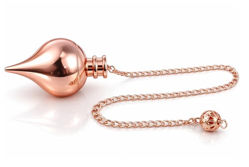 Image of Whirligig Design Openable Copper Pendulum for Reiki Healing, Dowsing & Chakra Balancing - Divination & Meditation Tool for Energy Cleansing