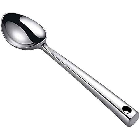 Lougnee Cuchara para helados de acero inoxidable, ergonómica para helados duros Cover