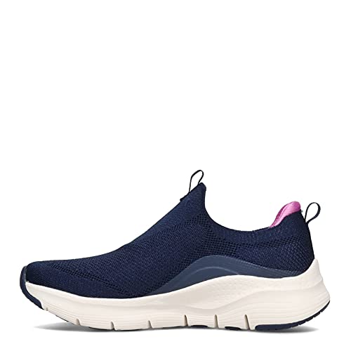 Image of Skechers Women's Arch FIT Sneaker, Nvpr, 4 UK