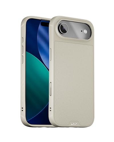 Image of Mous for iPhone Air Case, Compatible with MagSafe - Limitless - Protective Magnetic Cover for iPhone Air - Shockproof, Full Camera Protection, Anti-Scratch Back, Stone