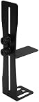Black Steel Graphics Card Support Stand for Tempered Glass Chassis, Reversible Slider & Multi-Size Mounting Screws Kit