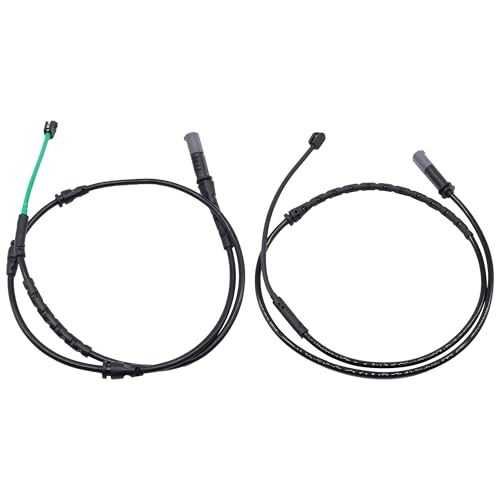 HiSport Front and Rear Driver and Passenger Brake Pad Wear Sensors 34356792571 34356792568 Compatible with BMW X5 2010-2018 X6 2010-2019
