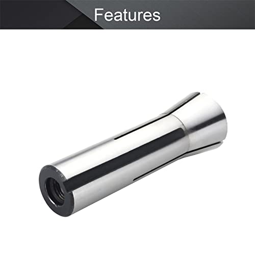 Utoolmart R8 Precision Round Spring Collet, R8 Collet, Precision R8 Collet Set, 4mm Mill Chuck Holder, 65Mn Spring Steel - Image 3