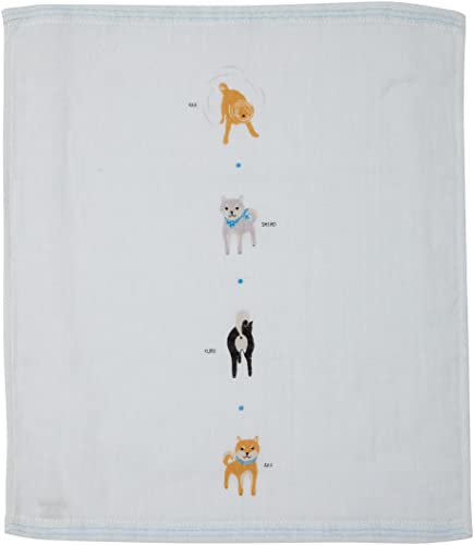 kontex コンテックス 今治タオル ハンドタオル おしぼりハンカチ 布ごよみ はごろもガーゼ シーバ ライトブルー 約33×38cm