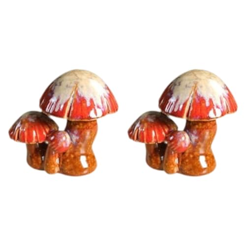 MagiDeal 2 Pieces Cute Toilet Bolt Caps, Decorative, Easy Installation Cute Bathroom Decor for Bottom of Toilet Bathroom Decor, Red