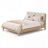 COSTWAY Sponda Letto Anticaduta per Bambini 120 cm, Bianco