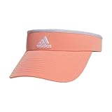 adidas Women's Match Visor, Semi Coral Fusion Pink/Jersey White/White, One Size