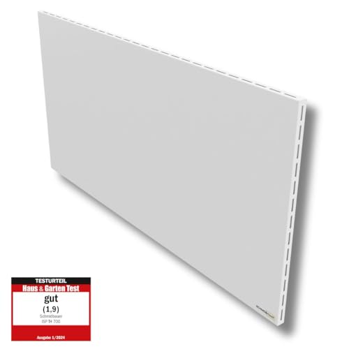 SCHMIDBAUER® Infrarotheizung Hybrid 900 Watt - Ein/Aus-schalter - Infrarottechnik mit...