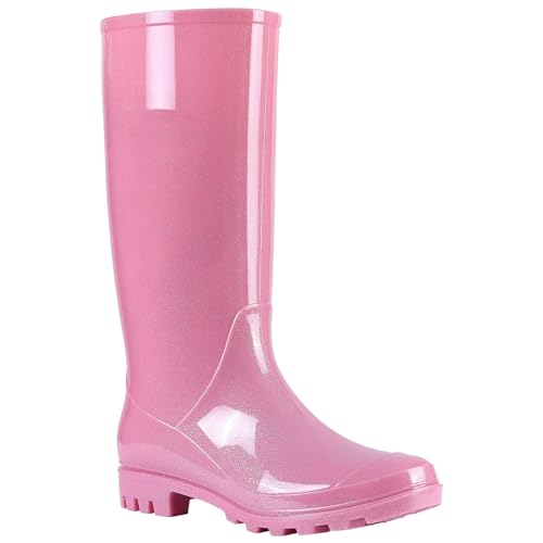 Image of Asgard Women's Tall Rain Boots Waterproof Knee High Rainboots Rubber Garden Boots