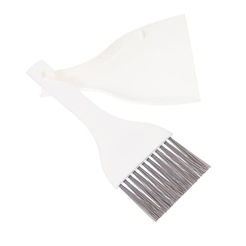BUTIFULSIC 1 Set Desktop Cleaning Trash Mini Broom Mini Dust Broom Mini Garbage Container Small Hand Broom Brush Mini Brush Table Cleaning Brush Mini Cleaning Broom Pet Dust White Plastic