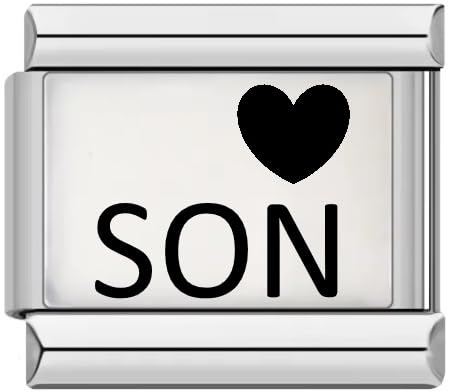 Image of Family 9mm Italian Style Charm Links | fit all classic 9mm Italian Style Charms Bracelet | UK stock (Son)