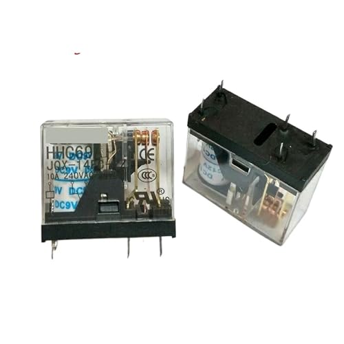 Relé QX-14FC de 5 pines con conmutación estable 1Z 10A y bobina DC9V